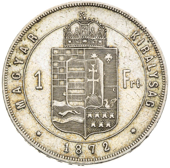 Gulden 1872 - back