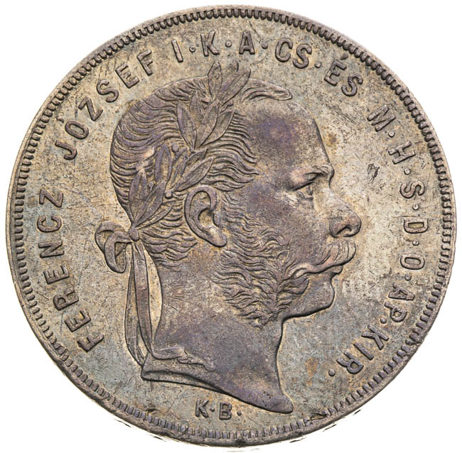 Gulden 1873 - front