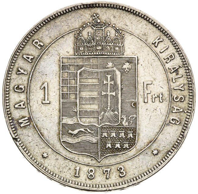 Gulden 1873 - back