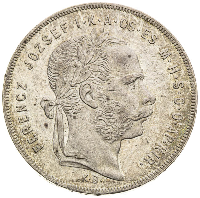 Gulden 1876 - front