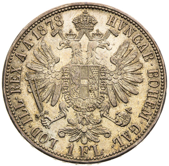 Gulden 1878 - back