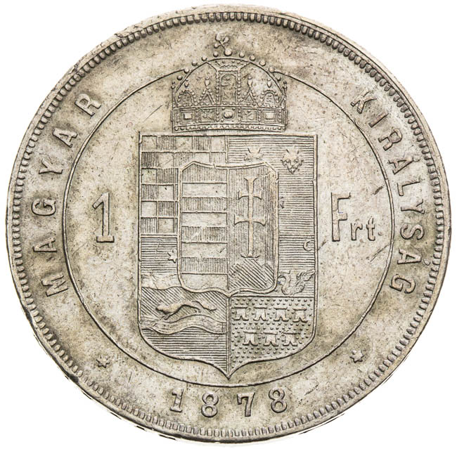 Gulden 1878 - back
