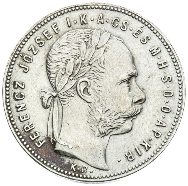 Schemnitz Gulden 1878 - front