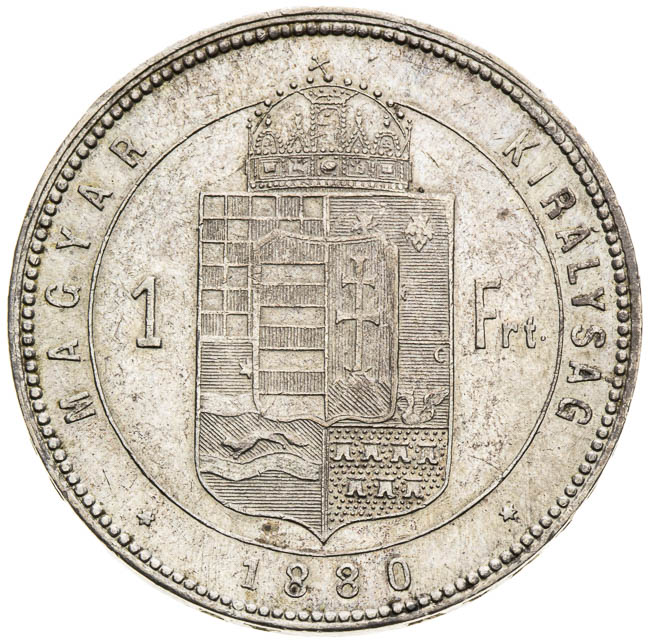 Gulden 1880 - back