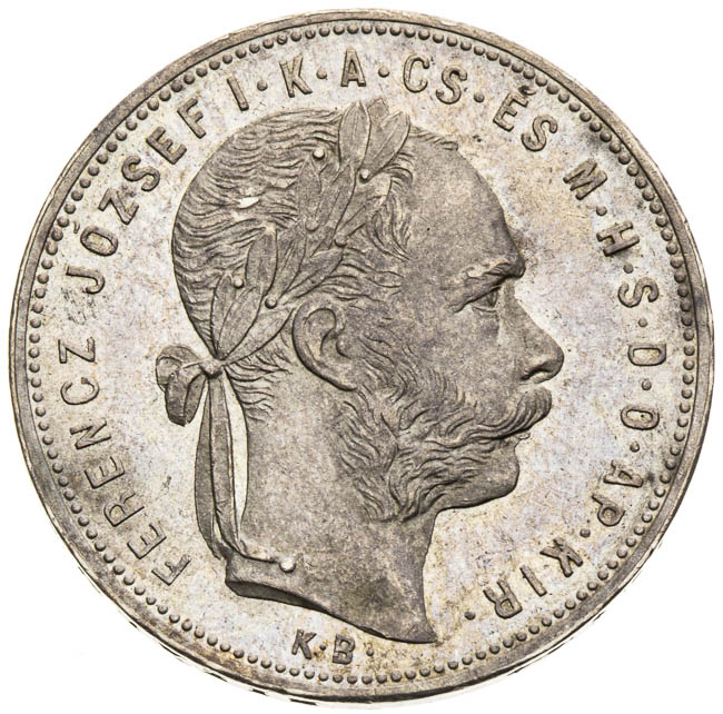 Gulden 1881 - front
