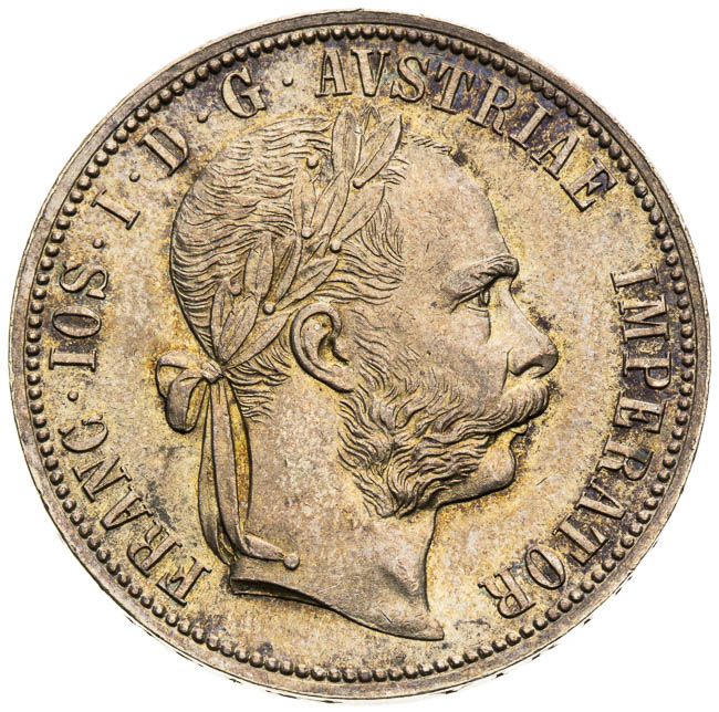 Gulden 1884 - front