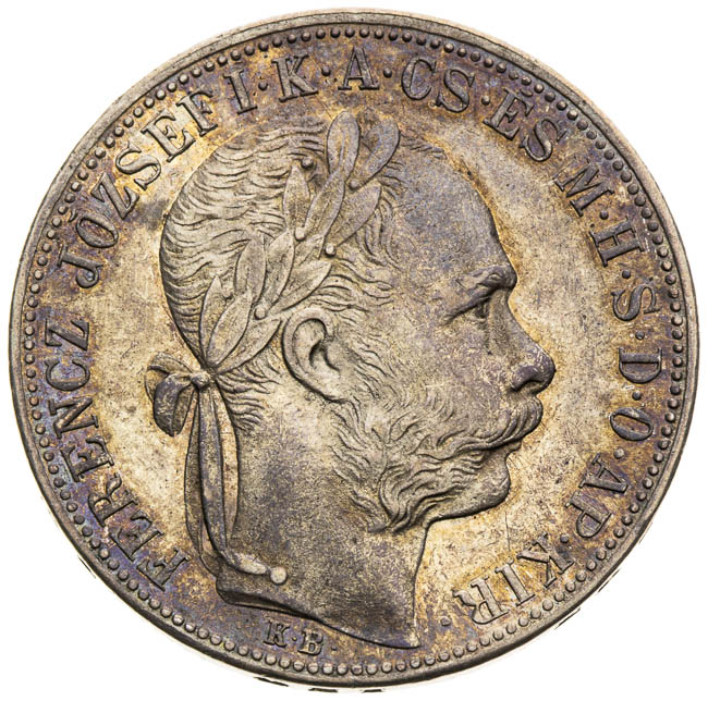 Gulden 1885 - front