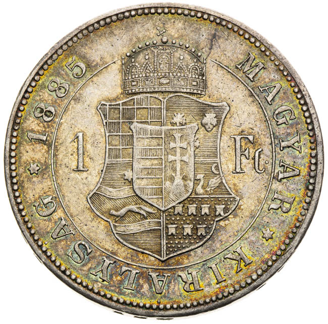 Gulden 1885 - back