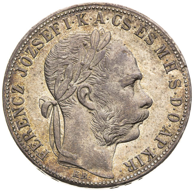 Gulden 1886 - front