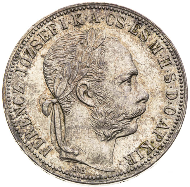 Gulden 1887 - front