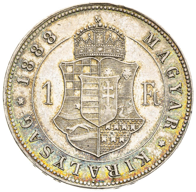 Gulden 1888 - back