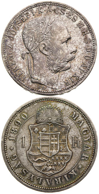 Gulden 1890 (2 pcs) - front
