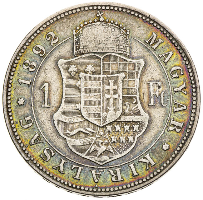 Gulden 1892 - back