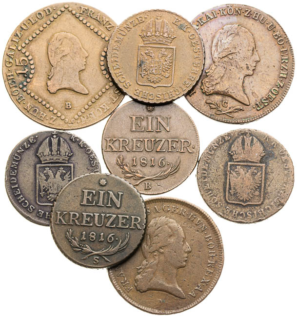 Coins (8 pcs) - front