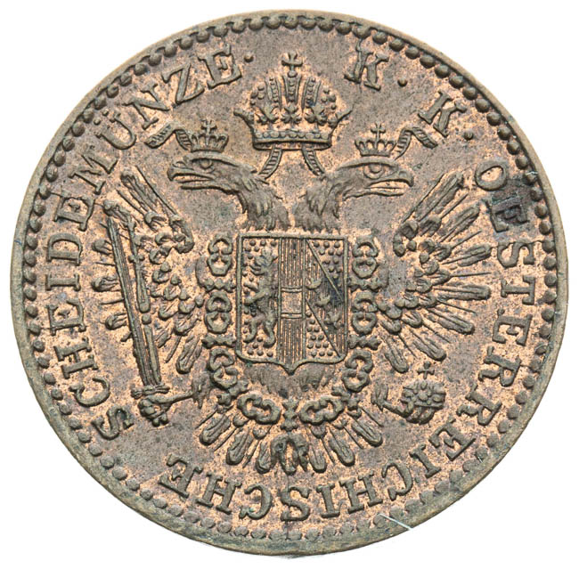 1/2 Kreutzer 1851 - front
