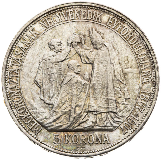 5 Corona 1907 - back