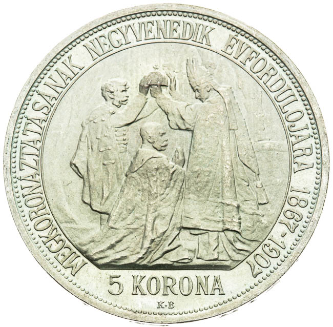 5 Corona 1907 / 1966 - back