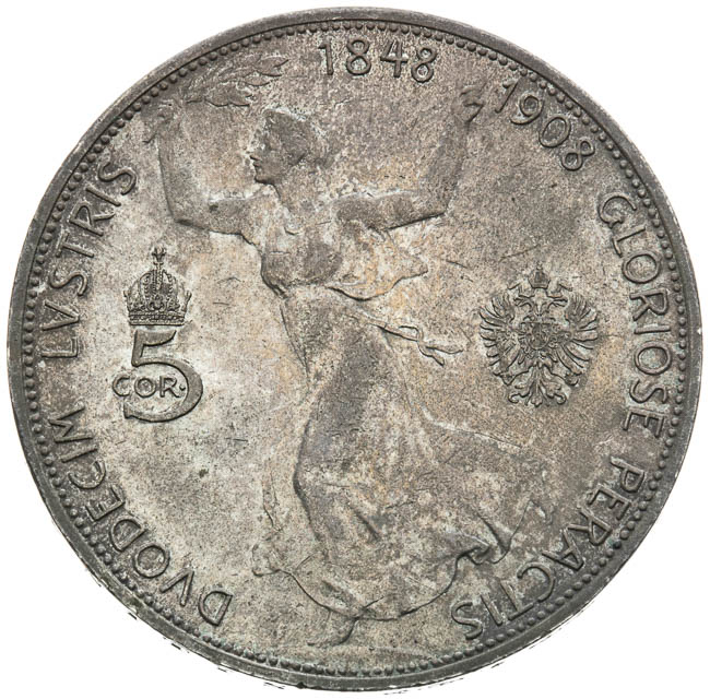 5 Corona 1908 - back