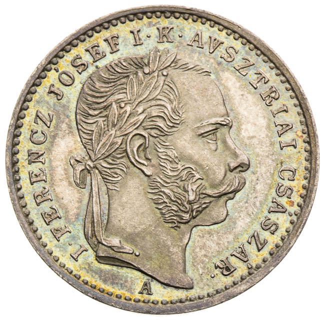 Silver token 1867 - front