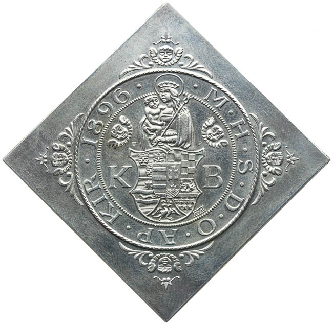 Thaler Clipe 1896 - back