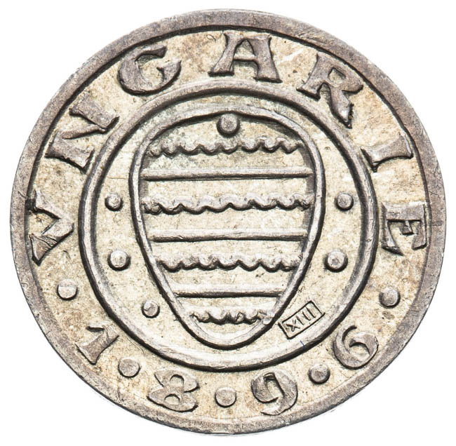 Denar 1896 - back