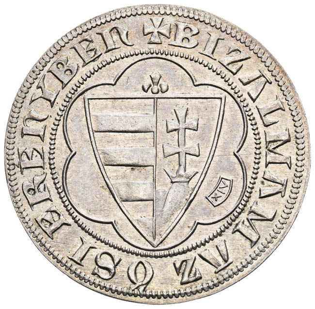Groschen 1896 - back