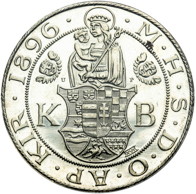 Thaler 1896 - back