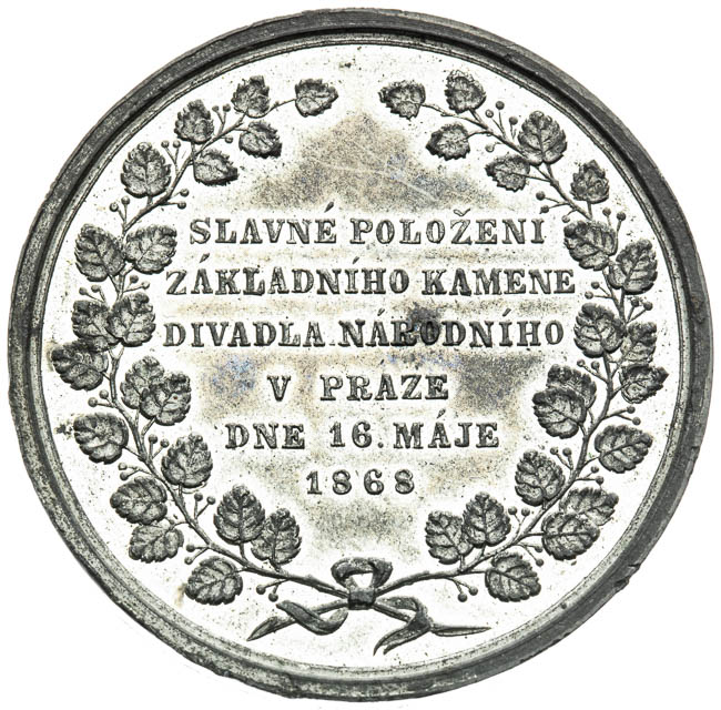 Medal 1868 - back