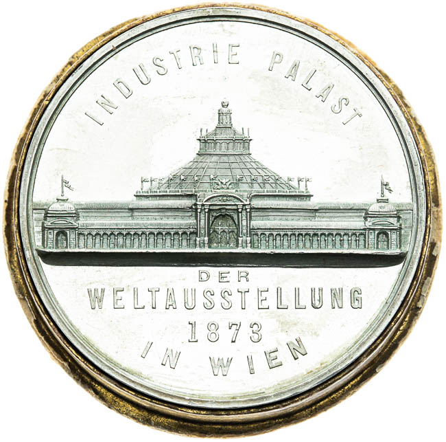 Medal 1873 - back