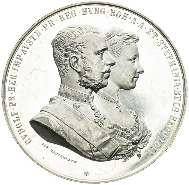 Silver medal 1881 - front