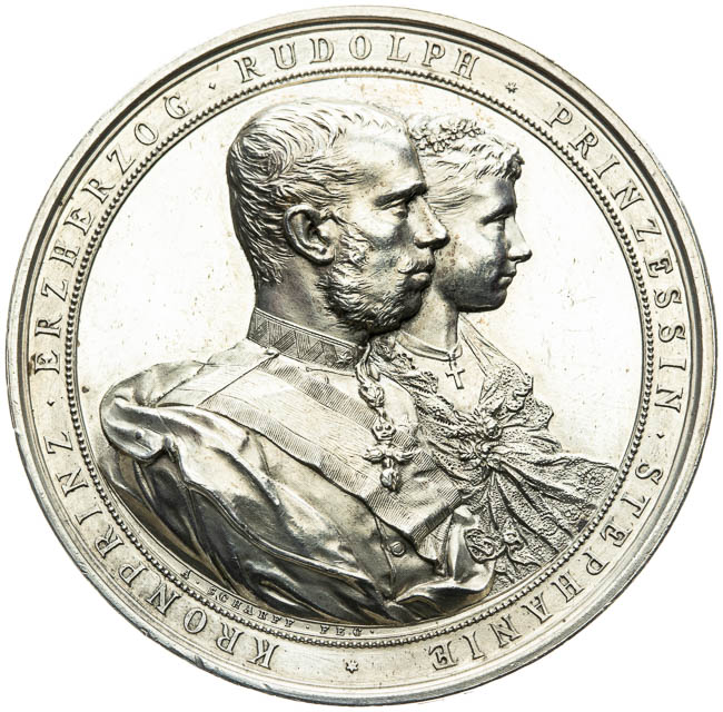 Silver medal 1881 - front