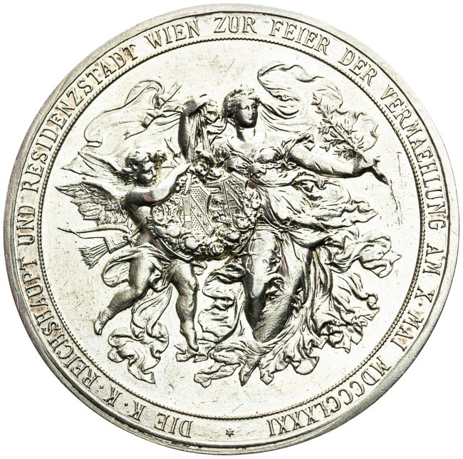 Medal 1881 - back