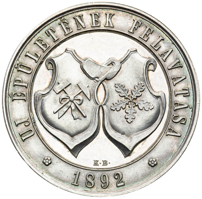 Silver medal 1892 - front
