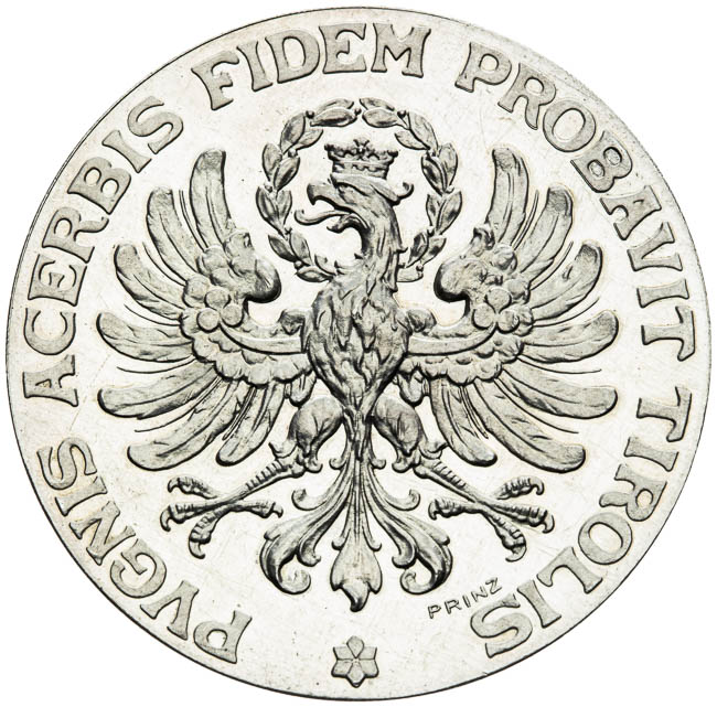 Silver Medal 1909 - back