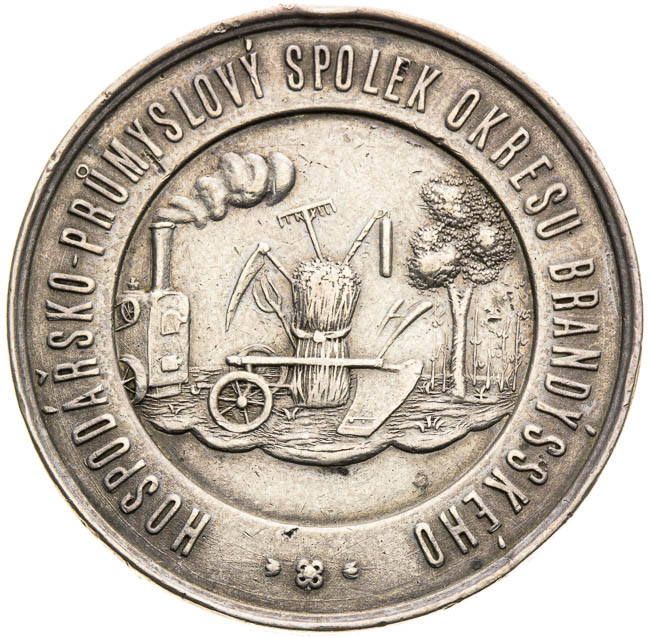 Stříbrná medaile 1893 - avers