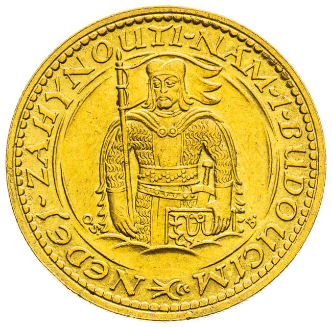 Dukát 1923 - averz