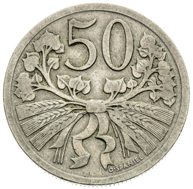 50 Heller 1926 - back