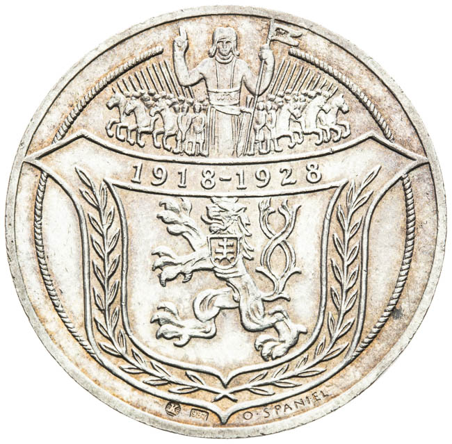 Silver medal 1928 - back