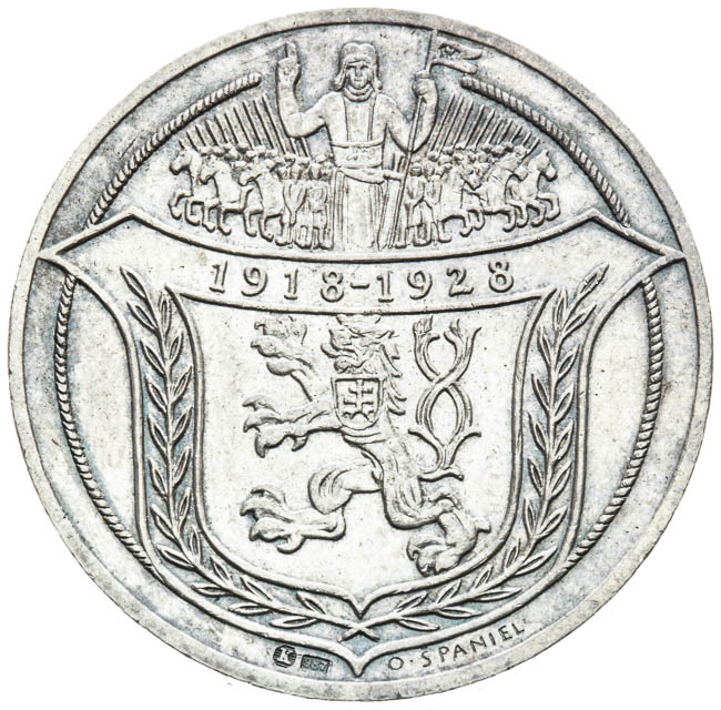 Silver medal 1928 - back