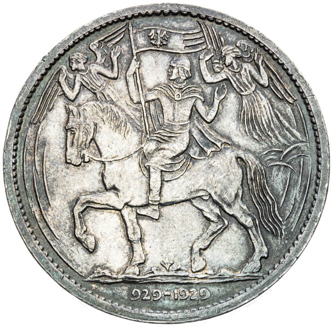 Silver medal 1929 - back