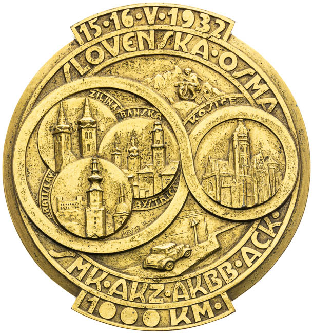 Bronze medal/plaquette 1932 - front