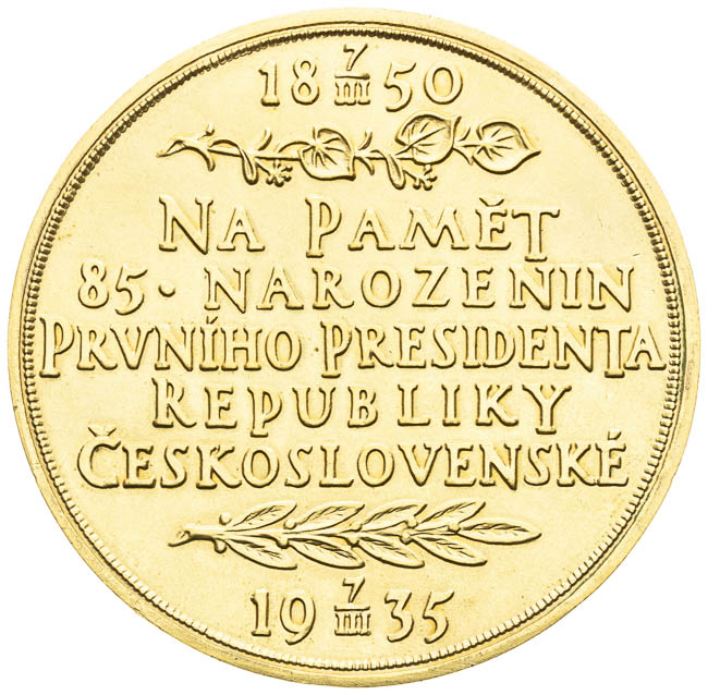 Bronze medal 1935 - back