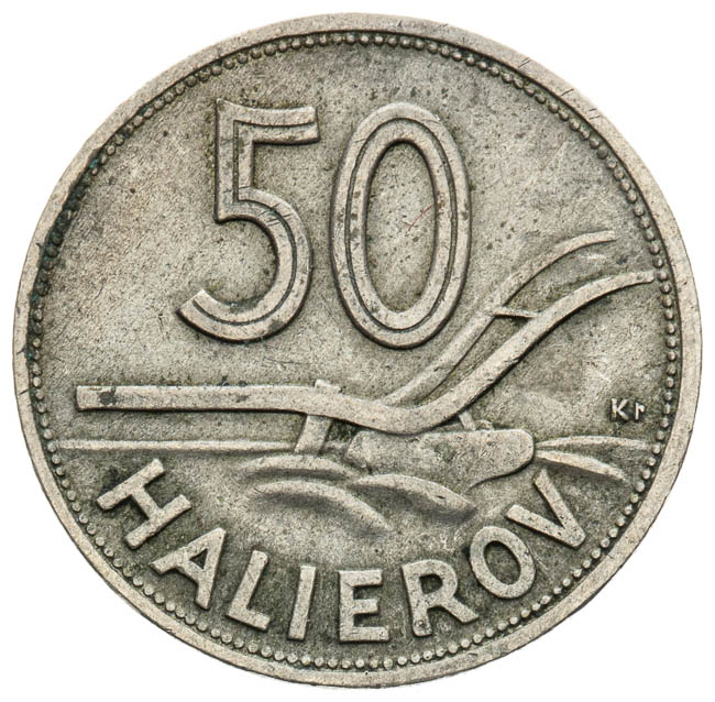 50 Halier 1940 - reverz