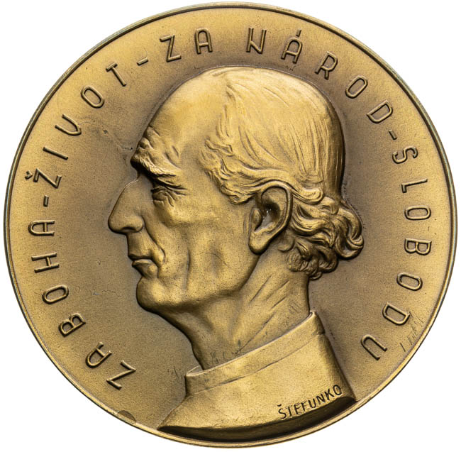 Brondzová medaila 1939 - averz