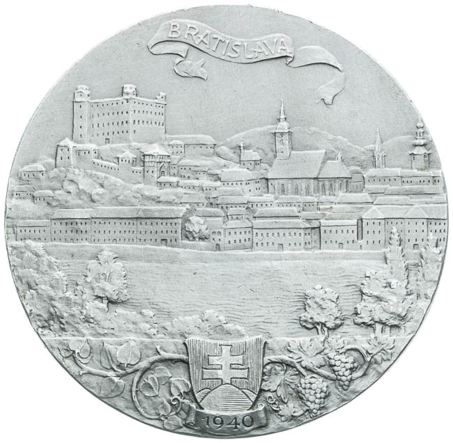 Medaila 1940 - reverz