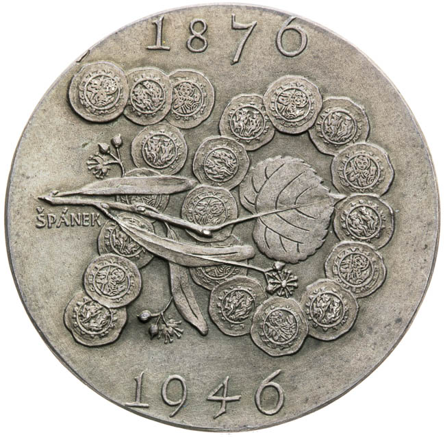 Silver medal 1946 - back