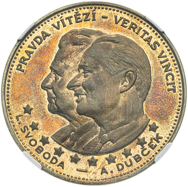 Medal 1968 - back