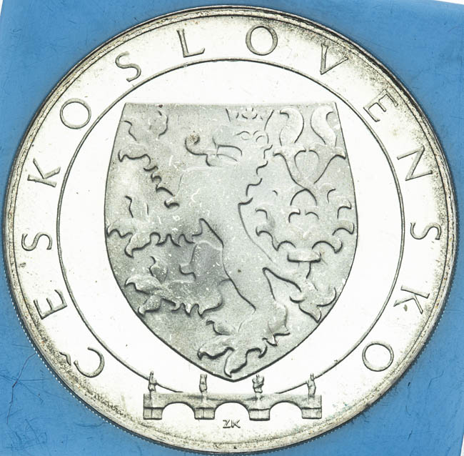 Silver medal 1972 - back