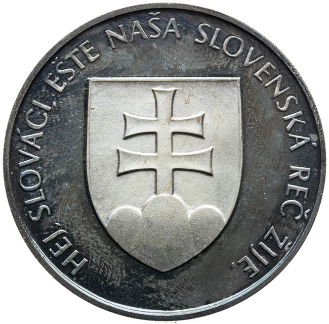 Silver medal  - back