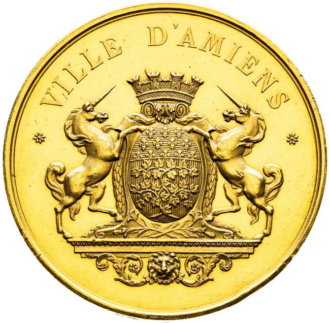 Gold medal 1897 - front